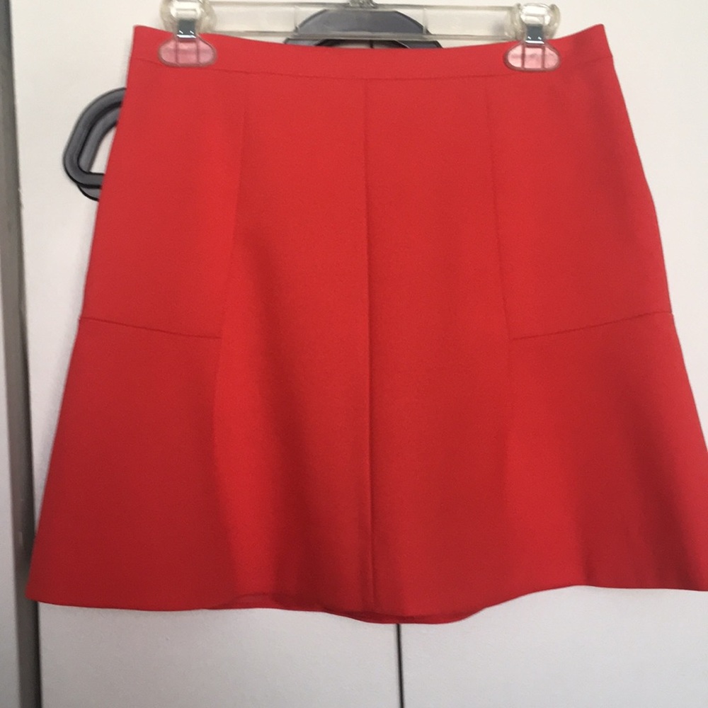 Jcrew Red Scuba Skirt sz2- Also avail in BLK!